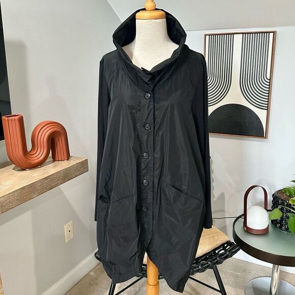Sun Kim Lagenlook Black Jacket